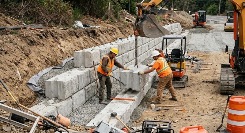 Block Foundation Installation in Nashua, NH