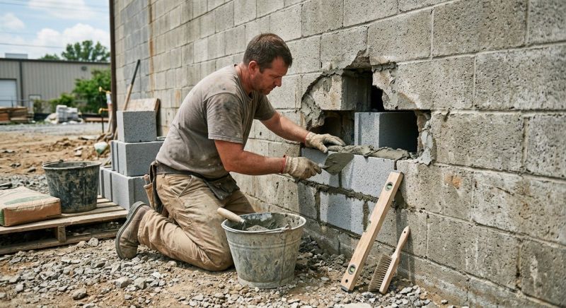Block Wall Repair in Cleveland, OH