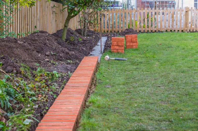 Brick Border Installation in West Hartford, CT