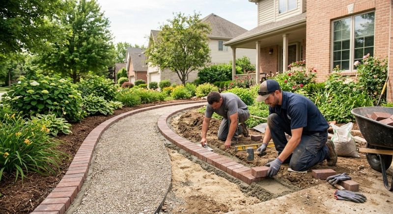 Brick Border Installation in Stamford, CT