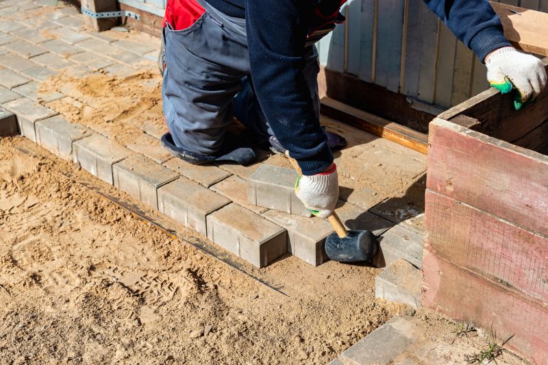 Brick Driveway Installation in Framingham, MA