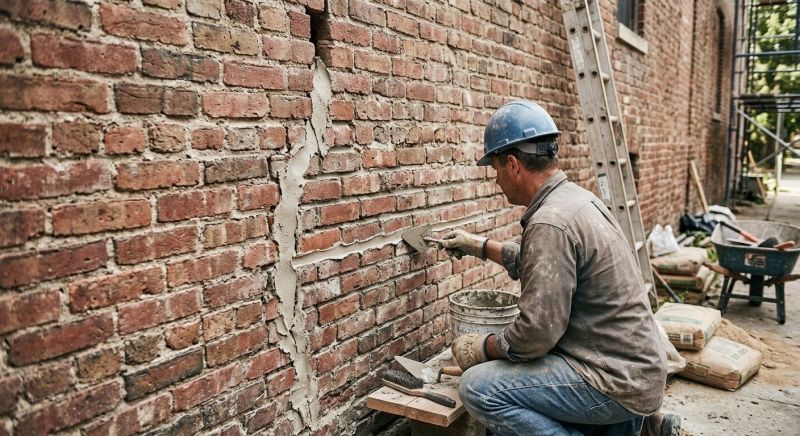Brick Fence Repair in Cleveland, OH