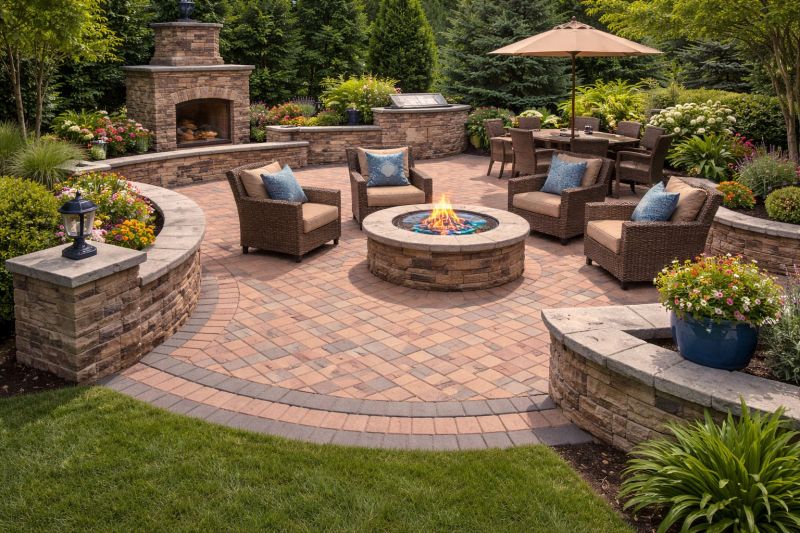 Brick Hardscape Construction in Providence, RI