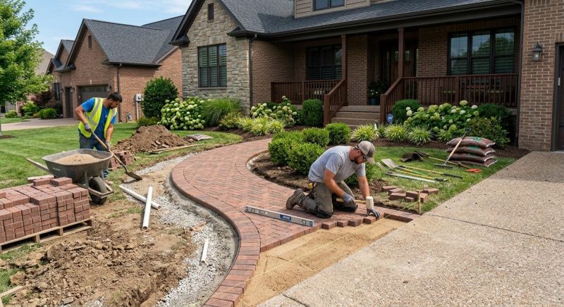 Brick Hardscaping Installation in Fairfield County, CT