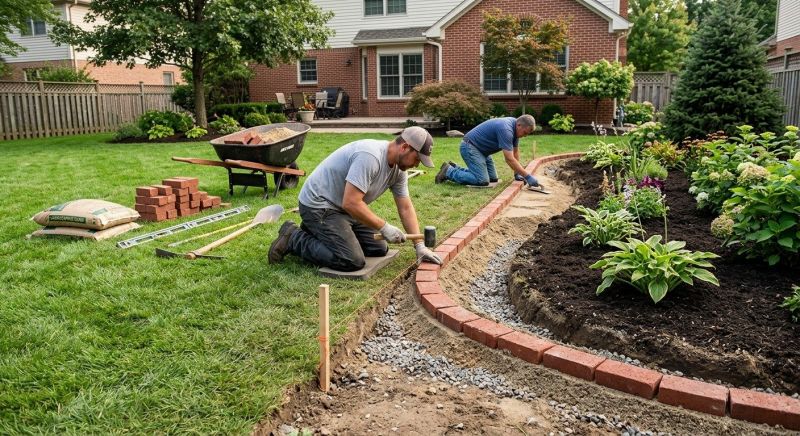 Brick Hardscaping Installation in Worcester, MA