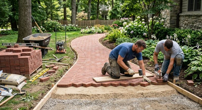 Brick Paving Installation in Fairfield County, CT