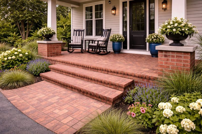 Brick Porch Installation in Stamford, CT