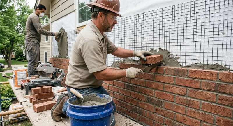 Brick Veneer Replacement in Napa, CA