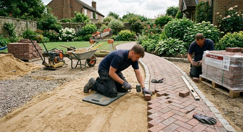 Brick Walkway Installation in Boston, MA