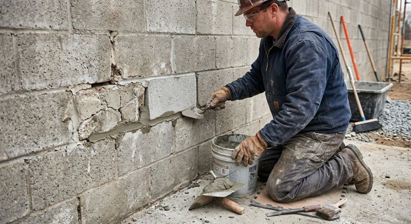 Cinder Block Repair in Cleveland, OH