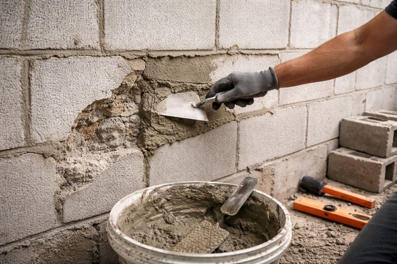 Concrete Block Wall Repair in Cleveland, OH