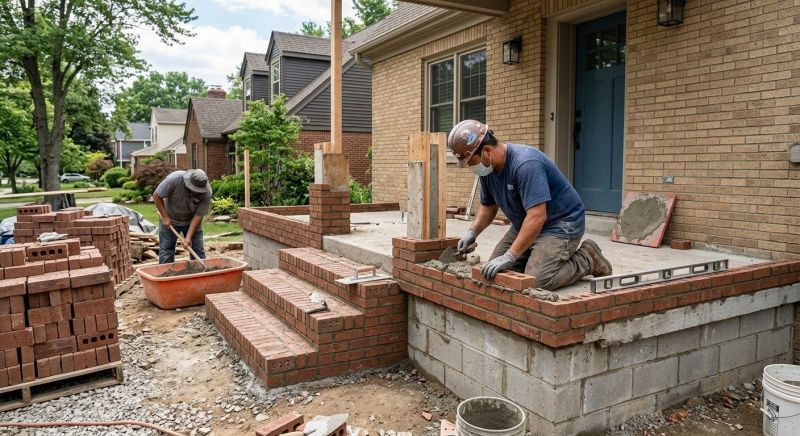 Deck Masonry Installation in Stamford, CT