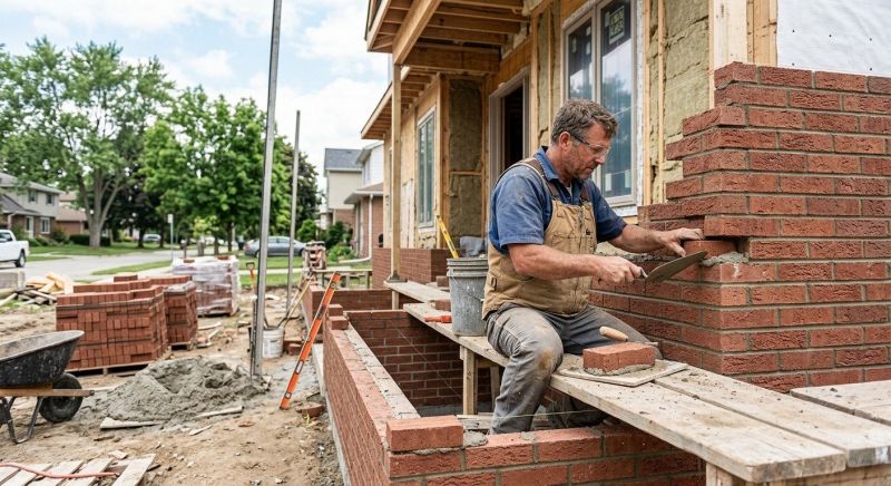 Deck Masonry Installation in West Hartford, CT
