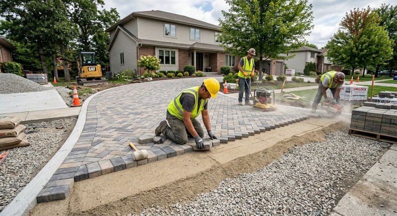 Driveway Pavers Replacement in Longmont, CO