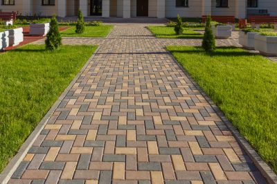 Patio Brick Installation in Burlington, VT