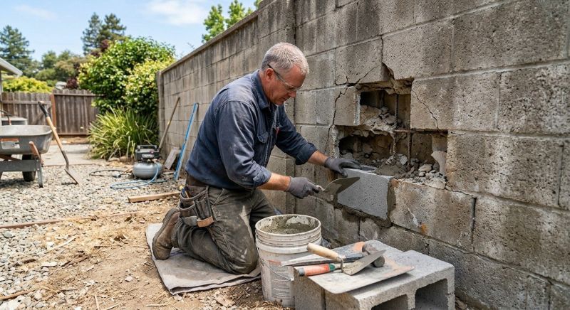 Rock Wall Repair in Cleveland, OH