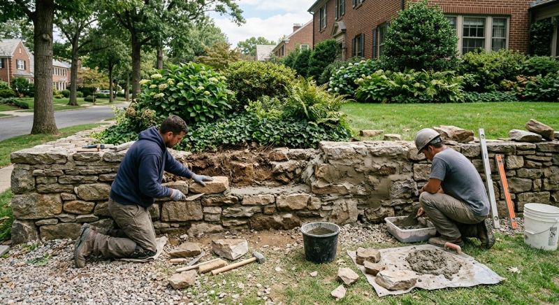 Stone Column Repair in Cleveland, OH