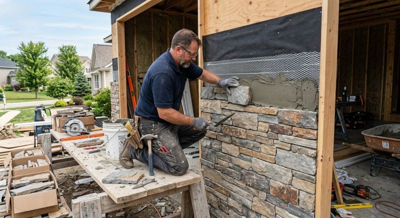 Stone Veneer Installation in Medina, OH