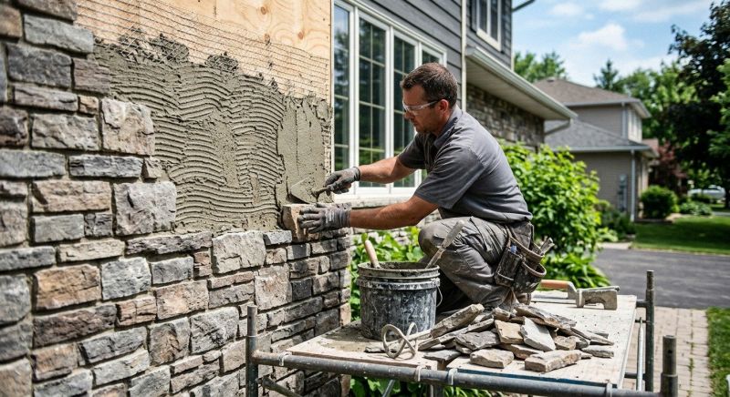 Stone Veneer Installation in Denver County, CO