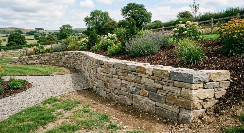 Stone Wall Hardscaping in Stamford, CT