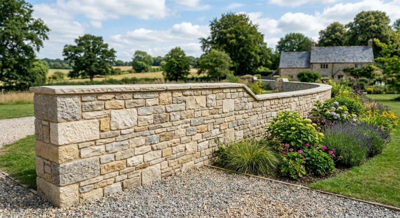 Stone Wall Hardscaping in Stamford, CT